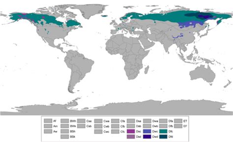 Subarctic climate Facts for Kids