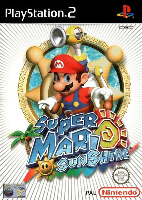 Super Mario Sunshine Cover (PlayStation 2 PAL) by robloxguy251 on ...