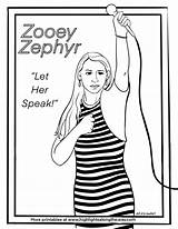 Zooey Zephyr Coloring Sheet sketch template