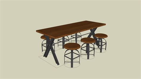 Pantry table (6pax) | 3D Warehouse