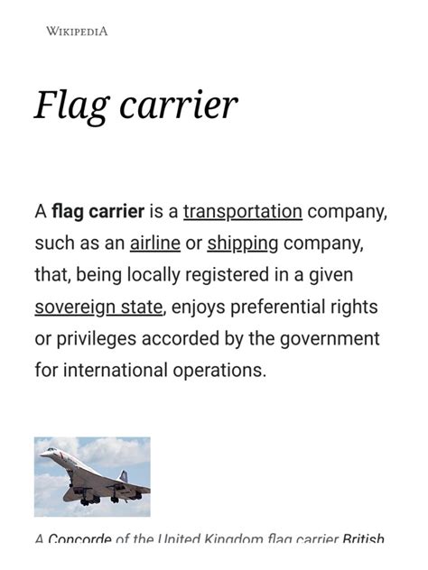 Flag Carrier | PDF | Aviation | Transport Companies