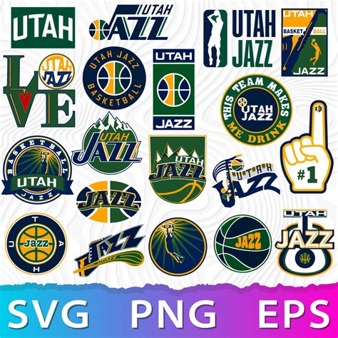 Utah Jazz Basketball Logo SVG, Utah Jazz Logo PNG, Utah Jazz | Inspire ...