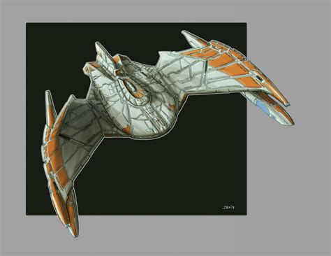 25th Century Romulan Bird Of Prey Redux TOS Color by Ihlecreations on DeviantArt