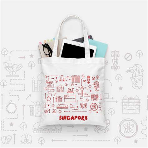 My Singapore Tote Bag on Behance