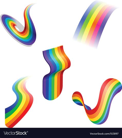 Abstract rainbow Royalty Free Vector Image - VectorStock