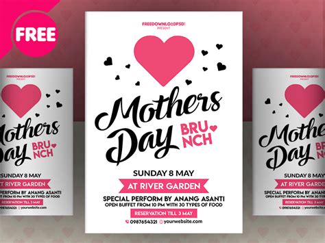 Happy Mothers Day Flyer Free Psd | free psd | UI Download