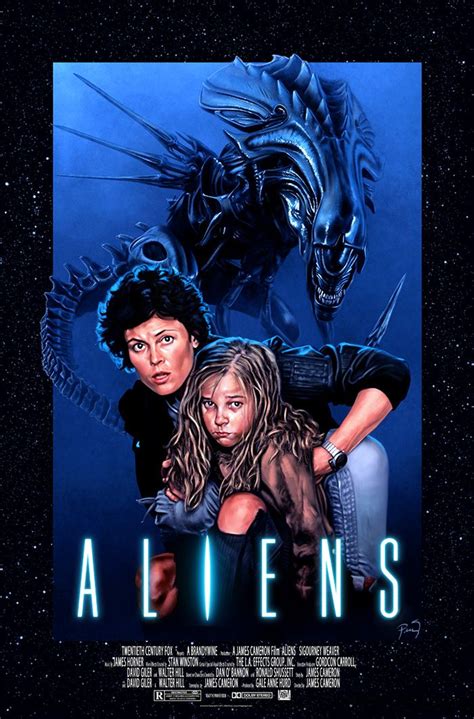 Aliens by Mike Perry - Home of the Alternative Movie Poster -AMP- | Alien movie poster, Aliens ...