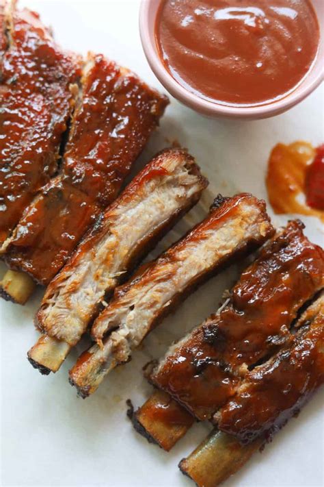 St. Louis Ribs in Oven - A Peachy Plate