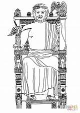 Statue Of Olympian Zeus coloring Page  Free Printable Coloring Pages sketch template