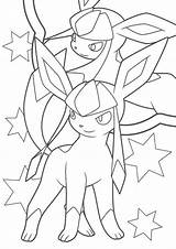 Glaceon Coloring Pages sketch template