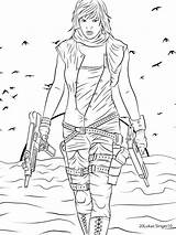 Resident Evil 4 Pages Coloring sketch template