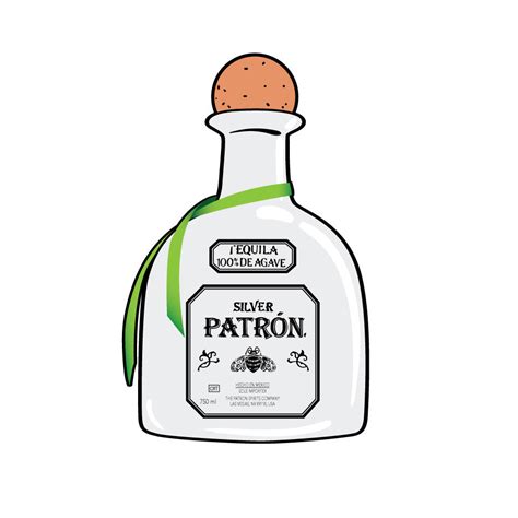 Patron Bottle Drawing