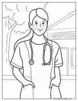 Cartoon hospital coloring Page – How To draw And color  sketch template
