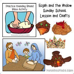 Elijah And The Widow - Printable - SundaySchoolist