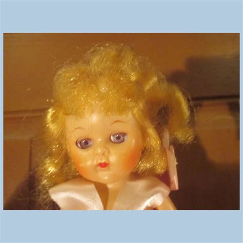 Vintage Ginny wooden Rocking chair for 8" doll 1956 with Pam doll - Ruby Lane