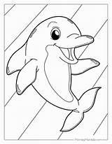 Free Printable Coloring Pages Dolphins sketch template