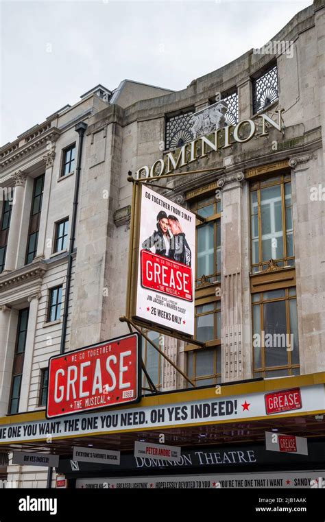 London, UK- May 3, 2022: The Musical Grease at the Dominion theatre in ...