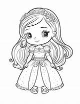 Little Girl Coloring Pages For Kids Sketch Page sketch template