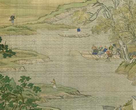 The Qianlong Emperor's Southern Inspection Tour, Scroll Six: Entering Suzhou along the Grand ...