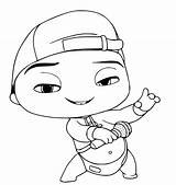 Carlos Mini Beat sketch template