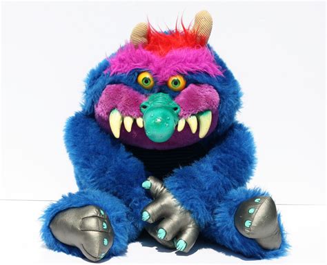 24" Huge Vintage 1986 MY PET MONSTER Blue Stuffed Animal Plush Toy by Amtoy | Pet monsters ...