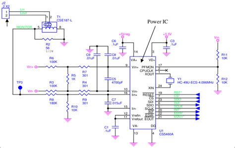 Schematic of Current Transducer and Power Meter | Download Scientific ...