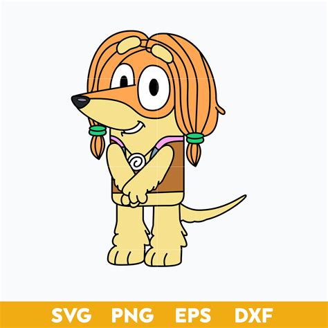 Indy Bluey Dog SVG, Bluey SVG, Cartoon SVG Digital File. - Inspire Uplift