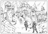 Skyrim Coloring Page  Free Printable Pages For Kids sketch template