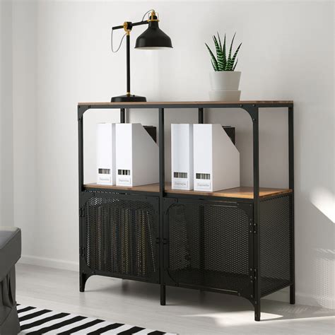 FJÄLLBO Shelf unit, black, 39 3/8x37 3/8" - IKEA in 2020 | Shelves ...
