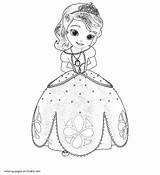Princess Sofia Coloring Pages To Print sketch template
