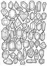 Dibujos De Cristal Para colorear  Pintar sketch template