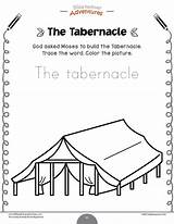 Tabernacle Coloring Page Free Sketch sketch template