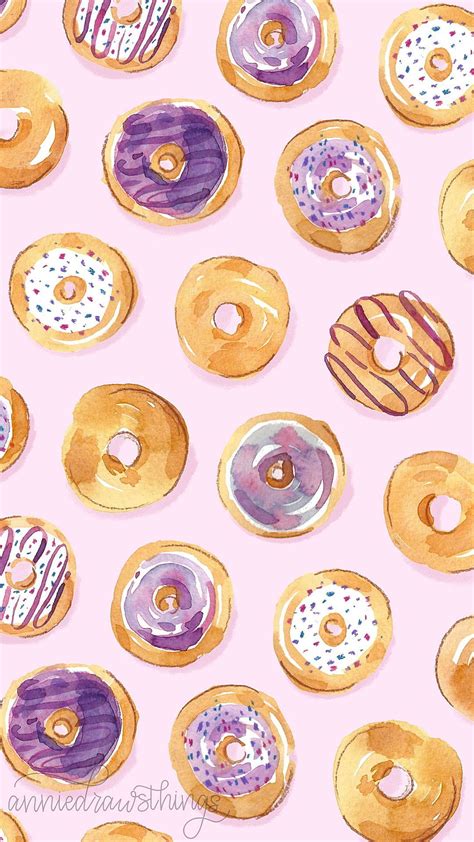 Kawaii Donut , Aesthetic Donut HD phone wallpaper | Pxfuel