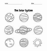 Planet Solar System Coloring Pages Printable  coloring sketch template