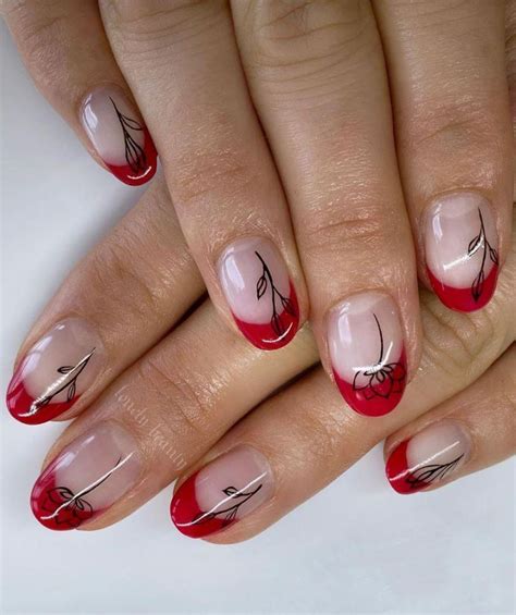 55 Trendy Colored French Tip Nails You Will Like in 2020 | French tip nails, Colored french tips ...