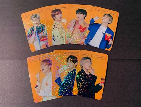 BTS X Mcdonald's Holographic Photocards | Etsy