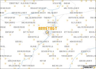 Arnstadt (Germany) map - nona.net