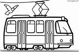 Tram Coloring Pages 17 Free Printables  ColoringAll sketch template