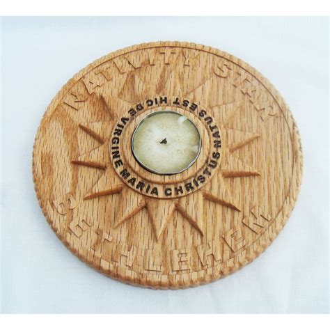 Nativity Star of Bethlehem for Tealight Candle, Christian decor