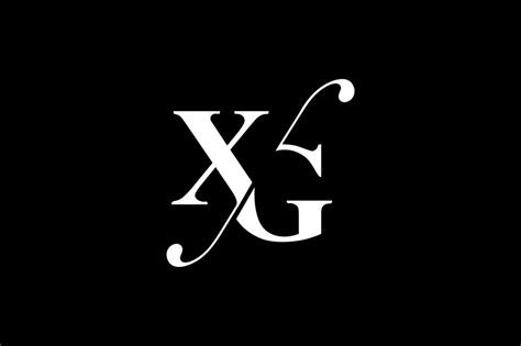 XG Monogram Logo Design By Vectorseller | TheHungryJPEG.com