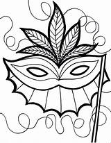 Mardi Gras Mask Coloring Page At GetColoringscom  Free Printable sketch template