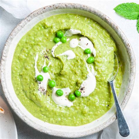 Pea and Mint Soup - It's Not Complicated Recipes