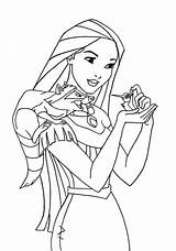 Pocahontas coloring page For Kids  Coloring Pages sketch template