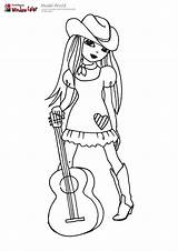 Coloring Pages Of Cowgirls sketch template