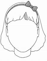 Blank Head Coloring Page  ClipArt Best sketch template