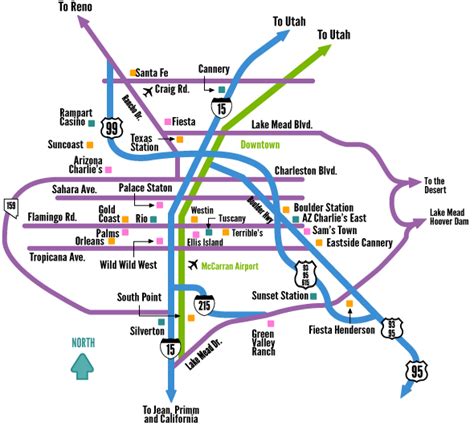 Las Vegas Hotel Map