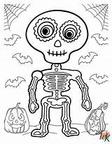 20 Skeleton Coloring Pages For Kids  ColoringPagesWKcom sketch template