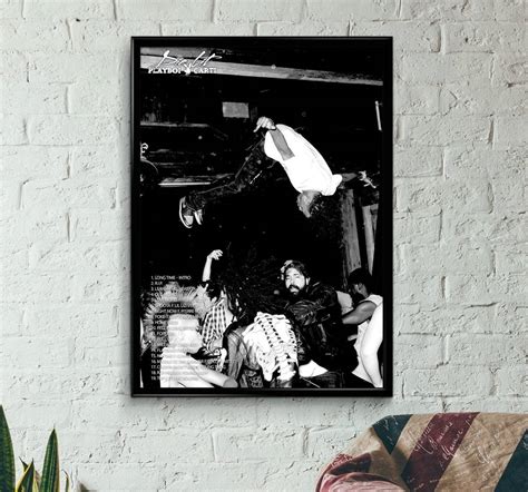 Playboi Carti Die Lit, Wall Art – Poster - Canvas Print - Wooden ...