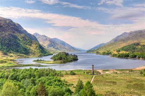 Beautiful Landscape of Loch Shiel, Scotland Stock Image - Image of ...