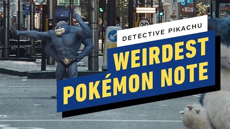 The Weirdest Note Detective Pikachu's Director Got About Pokemon - YouTube